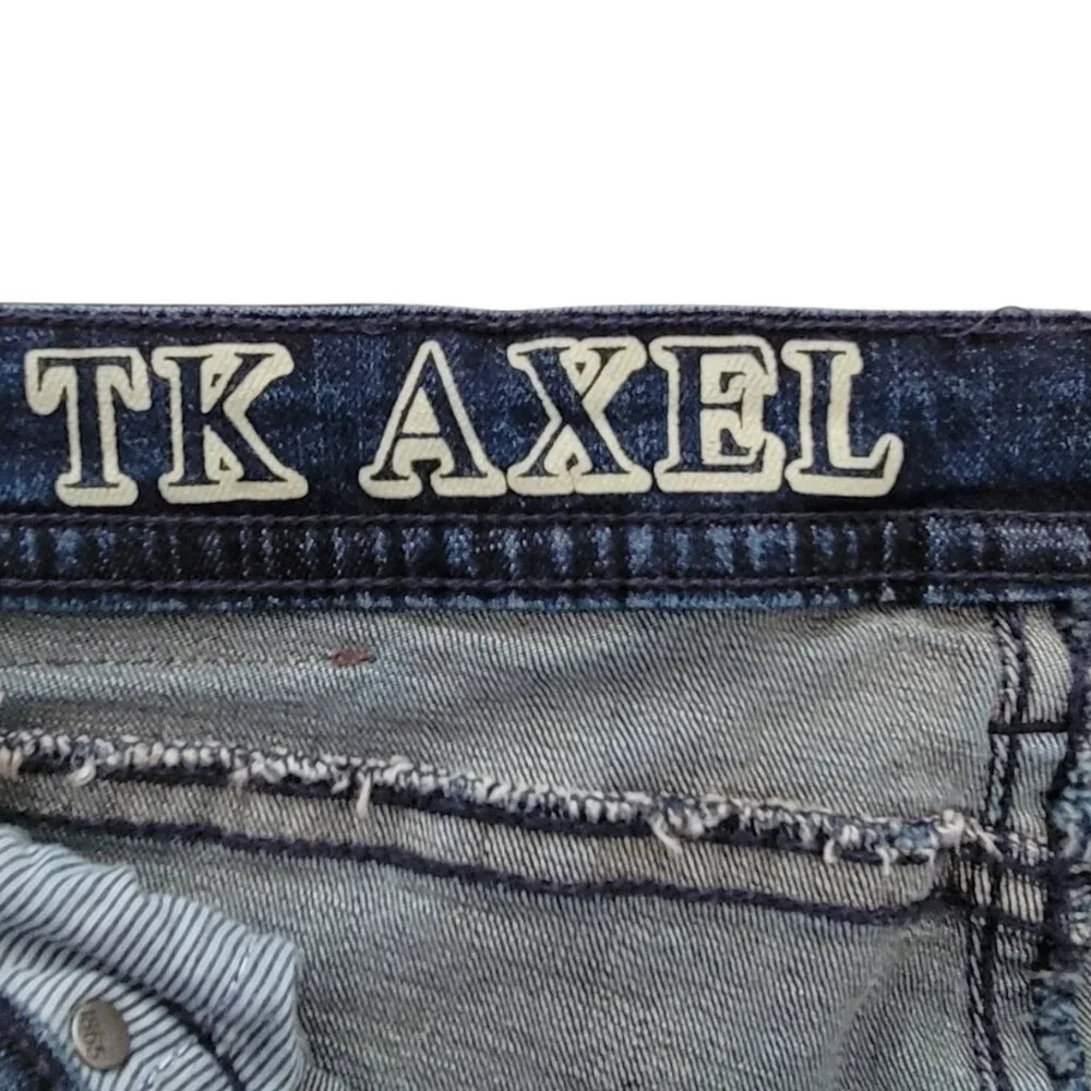 AXEL Men’s Slim Boot Jeans Newcastle Wash Blue Stretch Denim